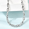 5.5MM 304 Stainless Steel Twisted Oval Link Chain Necklaces for Man and Women SA-CBAB767-18C-P-2