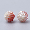 Imitation Pearl Acrylic Beads OACR-T004-12mm-10-2