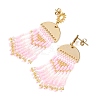 Brass Chandelier Earrings for Women EJEW-MZ00757-02-4
