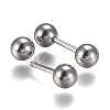 304 Stainless Steel Ball Stud Earrings EJEW-H113-02P-A-2