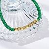 Polyester Cord Braided Bead Bracelets for Women BJEW-L698-01G-05-2