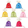 7Pcs 7 Colors Rectangle Cloth Sachet Packing Pouches ABAG-CA0001-19-1