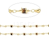 Natural Tiger Eye Column Link Chains CHC-K014-07G-02-2