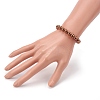 Non-magnetic Synthetic Hematite Beads Stretch Bracelets BJEW-JB05926-5