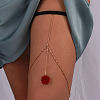 Alloy Rhinestone Sexy Multilayer Tassel Leg Chain WG728BB-03-1