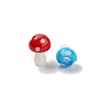 Mushroom Handmade Lampwork Beads Strands LAMP-R116-03-4