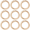 SUNNYCLUE 30Pcs Alloy Spring Gate Rings FIND-SC0009-08-1