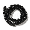 Natural Black Onyx(Dyed & Heated) Beads Strands G-NH0017-B06-02-3