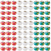 150Pcs Opaque Resin European Beads RESI-TA0004-61D-2