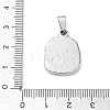 304 Stainless Steel Pendants SA-CBA34D4-03B-P-3