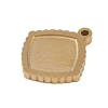 Ion Plating(IP) 304 Stainless Steel Pendant Cabochon Settings STAS-U019-49G-2