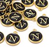 Golden Plated Alloy Charms X-ENAM-S118-02N-4