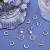 12Pcs Brass Micro Pave Clear Cubic Zirconia Huggie Hoop Earring Findings EJEW-BBC0001-25P-4