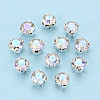 Sew on Rhinestone Montee Beads KK-T071-01G-01-1