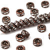 Brass Rhinestone Spacer Beads RB-A014-Z4mm-01R-NF-1