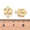Brass Micro Pave Cubic Zirconia Pendants KK-N263-92A-G-3
