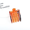 Resin Claw Hair Clips PW-WG09141-04-1