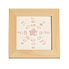 Natural Rose Quartz and Wooden Picture Frame PW-WGC7E17-05-1