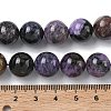 Natural Charoite Beads Strands G-C270-O03-12-5