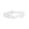 Natural Quartz Crystal Chips Beaded Jewelry Set SJEW-JS01232-05-4