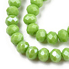 Electroplate Glass Beads Strands EGLA-A034-P10mm-A28-3