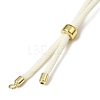 3MM Adjustable Round Nylon Braided Cord Bracelet Making FB-CBAA152-04G-36-3