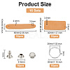 DIY Blank Keychain Making Kit DIY-OC0010-99-2