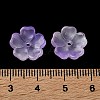 Dyed & Heated Gradient Color Glass Bead Cap GLAA-D307-01G-3
