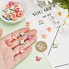 24Pcs 6 Colors Plastic Cabochons KY-AR0001-35-3