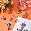 SUPERFINDINGS 18Pcs 3 Style Alloy Pendants FIND-FH0002-36-3