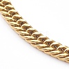 Men's 304 Stainless Steel Diamond Cut Curb Chain Bracelets BJEW-JB06019-02-2