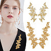 4Pcs 2 Styles Polyester Iron on/Sew On Patches PATC-HY0001-51-1