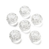 Transparent Acrylic European Beads TACR-P009-A01-2