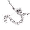 304 Stainless Steel Cable Chain Anklets AJEW-AN00568-4