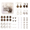 Fashewelry Brass Earring Finding Sets FIND-FW0001-19-9