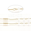 Brass Handmade Beaded Chain CHC-G011-10G-02-1