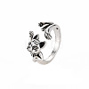 Men's Alloy Cuff Finger Rings RJEW-N029-079-3