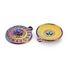 Rainbow Color Alloy Pendants PALLOY-S180-266-NR-3