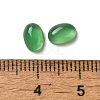 Natural Dyed & Heated Green Onyx Agate Cabochons G-F605E-14B-3