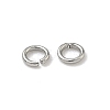 Tarnish Resistant 304 Stainless Steel Open Jump Rings STAS-Q186-02-3.5x0.7mm-3