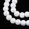 Electroplate Opaque Glass Beads Strands X-GLAA-T032-P4mm-AB02-2