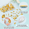 94Pcs 6 Style Glass Rhinestone Cabochons GLAA-FG0001-14C-4
