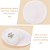 Linen Mini Hat Fascinator Base AJEW-WH0561-32B-4