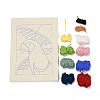 Parrot Punch Embroidery Supplies Kit LS-DIY-H155-07-2