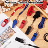 ABS Plastic Sports Outdoor Whistles NJEW-CN0001-09E-4