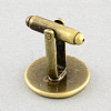 Brass Cuff Settings KK-S132-14mm-KN001AB-1