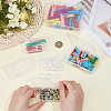 32Pcs 4 Styles Transparent Plastic Storage Boxes CON-BC0007-95-3