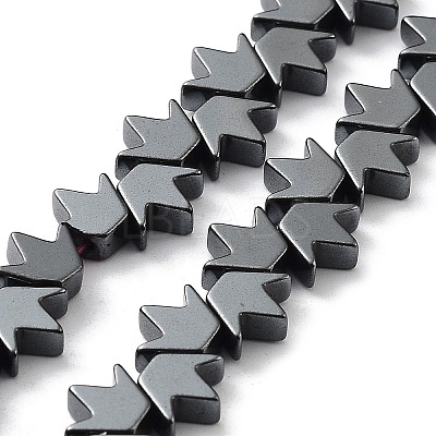 Synthetic Non-Magnetic Hematite Beads Strands G-H303-B22-1