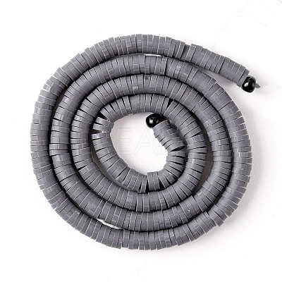 Handmade Polymer Clay Beads Strands LS-CLAY-R089-4mm-Q062-1