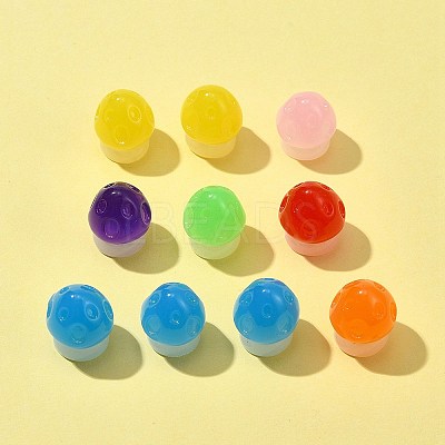 10Pcs Luminous Resin Mushroom Ornament RESI-FS0001-60B-1